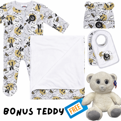 Collingwood Magpies Cloud Baby Bundle with Bonus