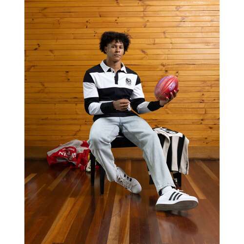 Collingwood Magpies Mens Supporter Rugby Top