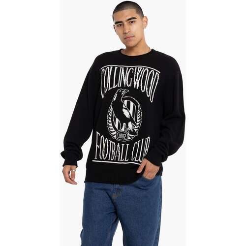 Collingwood Magpies Mens Supporter Knit Crew
