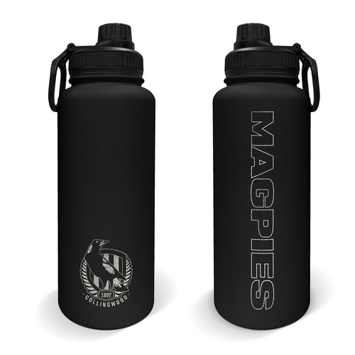 Collingwood Magpies Stainless Steel 960mL Drink Bottle