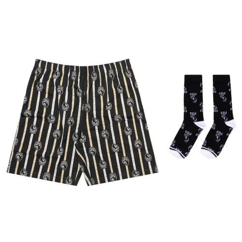 Collingwood Magpies Boxer Shorts & Socks Gift Pack