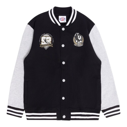 Collingwood Magpies Youths Varsity Fleece Jacket