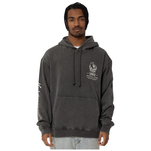 Collingwood Magpies Mens Acid Wash Hoodie