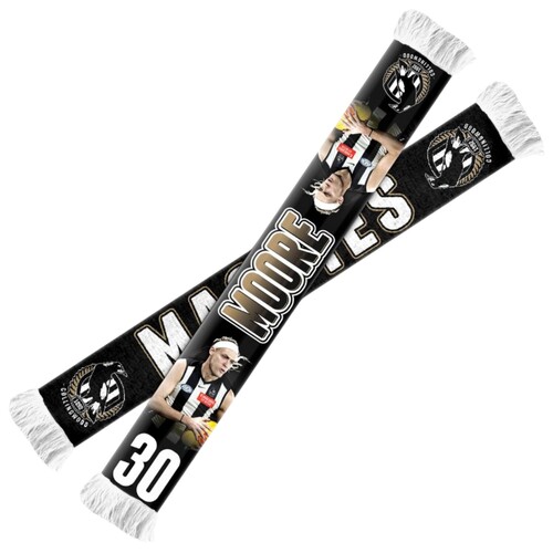Collingwood Magpies Darcy Moore Player Scarf