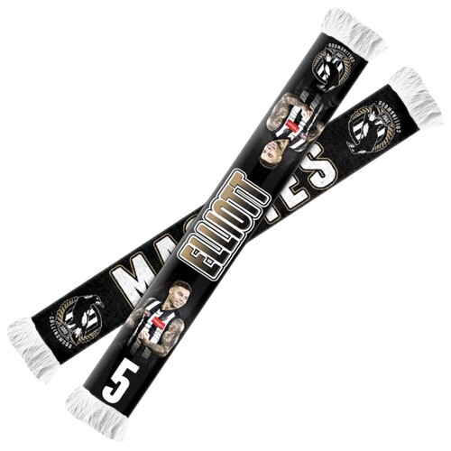 Collingwood Magpies Jamie Elliott Player Scarf