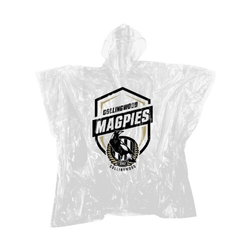 Collingwood Magpies Plastic Poncho