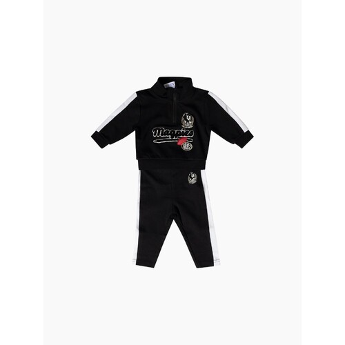 Collingwood Magpies  Baby 1/4 Zip Tracksuit Set 