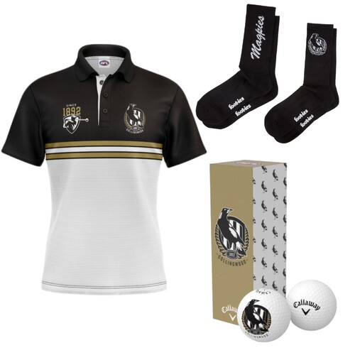 Collingwood Magpies Game Day Ready Golf Bundle