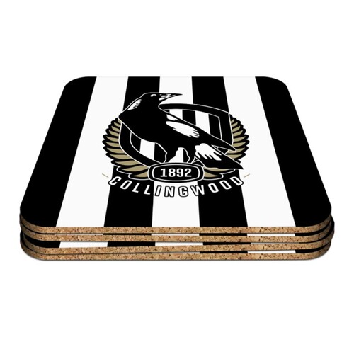 Collingwood Magpies 4 Pack Coaster