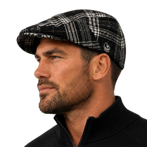 Collingwood Magpies Angus Flat Cap