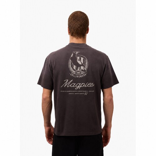 Collingwood Magpies Sun Bleached Vintage Tee 