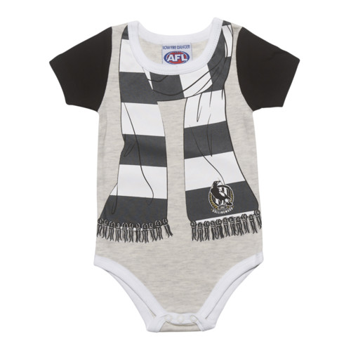 collingwood baby onesie