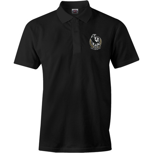 Collingwood Magpies Mens Logo Polo