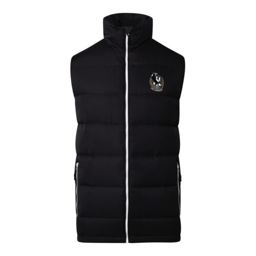 Collingwood Magpies Mens Down Vest