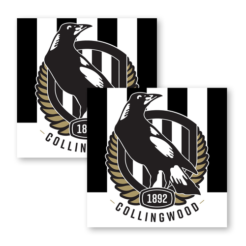 Collingwood Magpies Party Napkins Pkt of 16