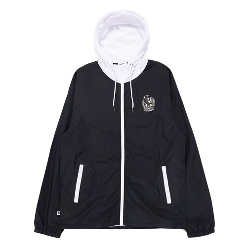 Collingwood Magpies Mens Windbreaker Zip Jacket