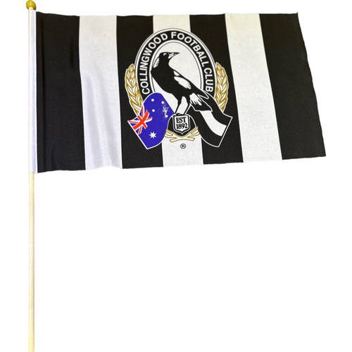 Collingwood Magpies Medium Flag on Stick