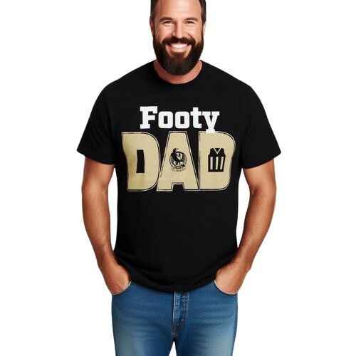 Collingwood Magpies Mens Footy Dad Tee