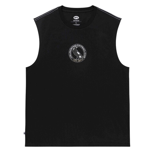 Collingwood Magpies Mens Arch Graphic Tank Top