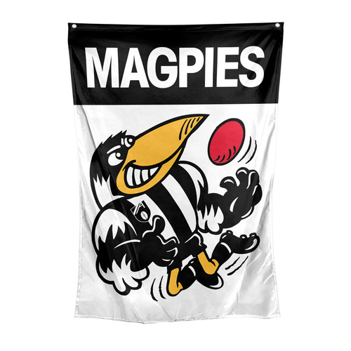 Collingwood Magpies Retro Wall Flag
