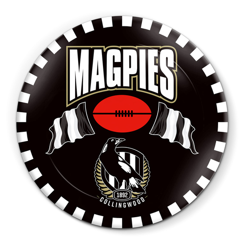 Collingwood Magpies Melamine Snack Plate
