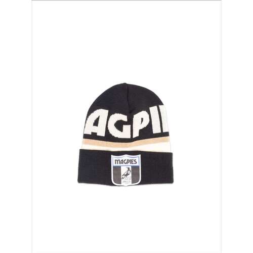 Collingwood Magpies Merino Wool Throwback Beanie