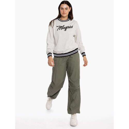 Collingwood Magpies Womens Script Crew Top