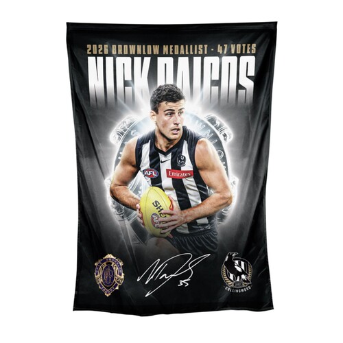 Nick Daicos 2026 Brownlow Medallist Wall Flag