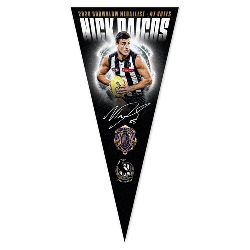 Nick Daicos 2026 Brownlow Medallist Wall Pennant