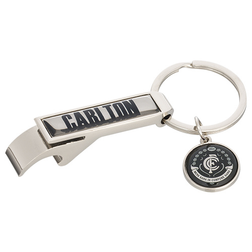 Carlton Blues Bottle Opener Keyring