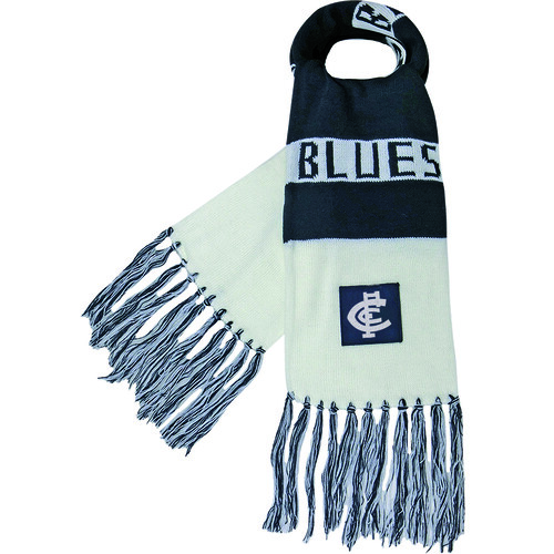Carlton Blues Traditional Bar Scarf