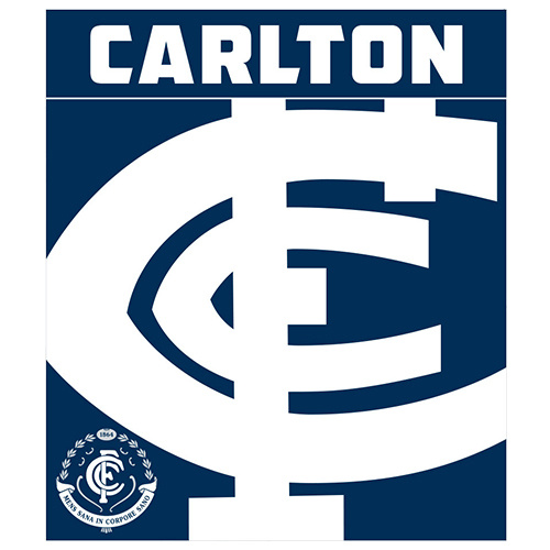 Carlton Blues Polar Fleece Rug