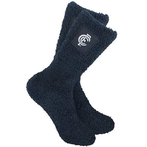 Carlton Blues Fluffy Bed Socks