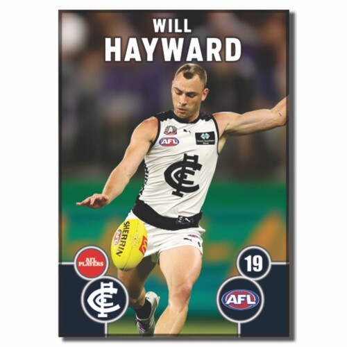 Carlton Blues 2026 Player Action Magnet - HAYWARD