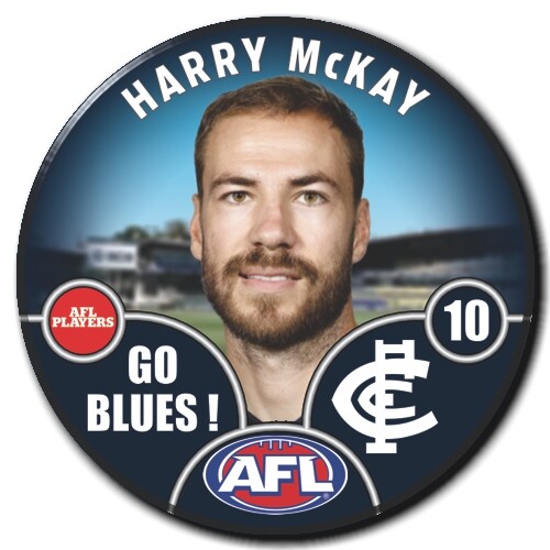 Carlton Blues 2025 Player Pin Badge - MCKAY