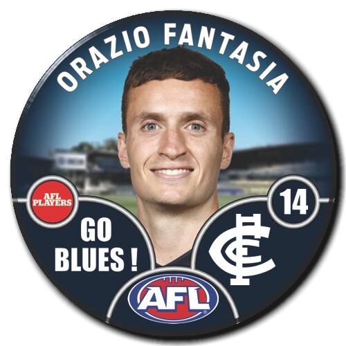 Carlton Blues 2025 Player Pin Badge - FANTASIA