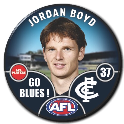 Carlton Blues 2025 Player Pin Badge - BOYD
