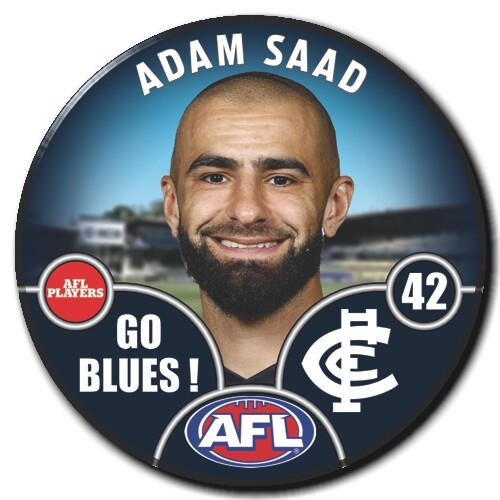 Carlton Blues 2025 Player Pin Badge - SAAD