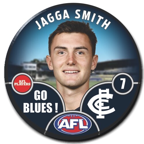 Carlton Blues 2025 Player Pin Badge - SMITH