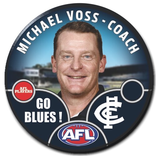 Carlton Blues 2025 Coach Pin Badge - VOSS