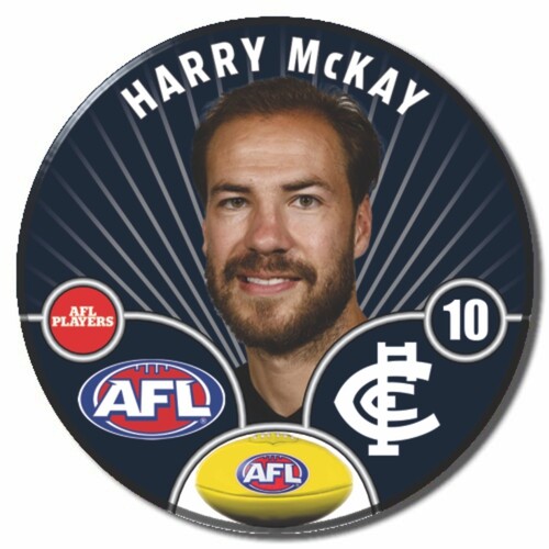 Carlton Blues 2026 Player Pin Badge - MCKAY