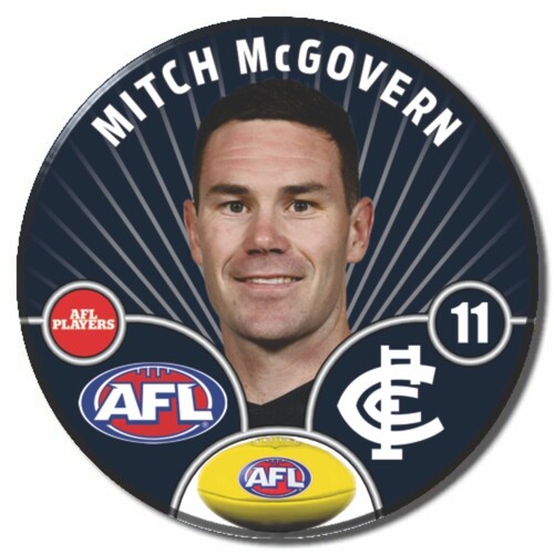 Carlton Blues 2026 Player Pin Badge - MCGOVERN