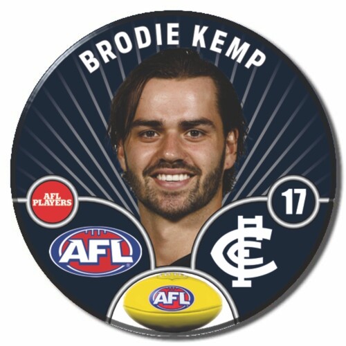 Carlton Blues 2026 Player Pin Badge - KEMP