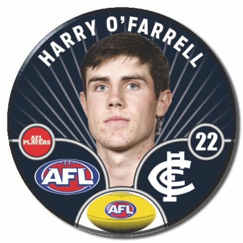 Carlton Blues 2026 Player Pin Badge - O'FARRELL