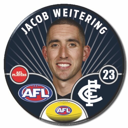 Carlton Blues 2026 Player Pin Badge - WEITERING