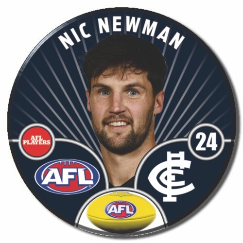 Carlton Blues 2026 Player Pin Badge - NEWMAN