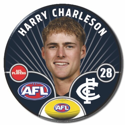 Carlton Blues 2026 Player Pin Badge - CHARLESON