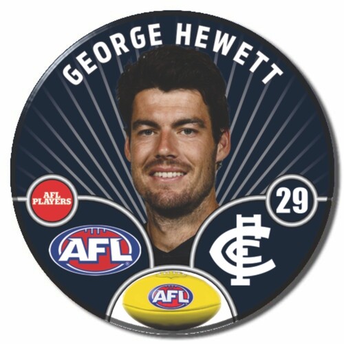 Carlton Blues 2026 Player Pin Badge - HEWETT