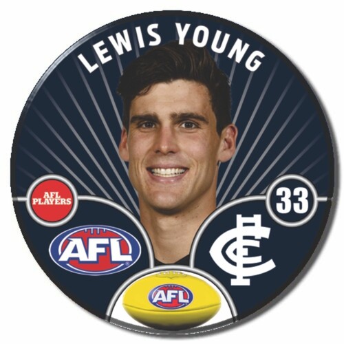 Carlton Blues 2026 Player Pin Badge - YOUNG