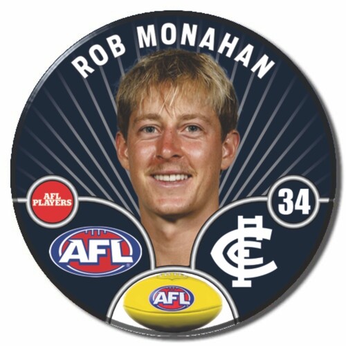 Carlton Blues 2026 Player Pin Badge - MONAHAN